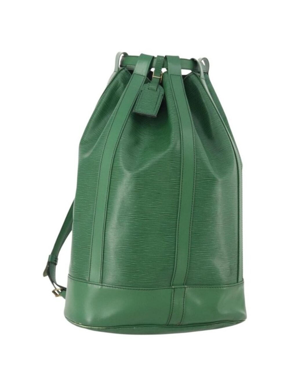 Authentic LOUIS VUITTON Epi Randonnee GM Shoulder Bag Green M43084 LV